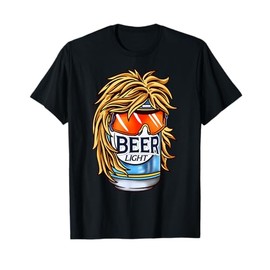 Funny Beer Drinking Shirt, Funny Redneck Mullet T-Shirt