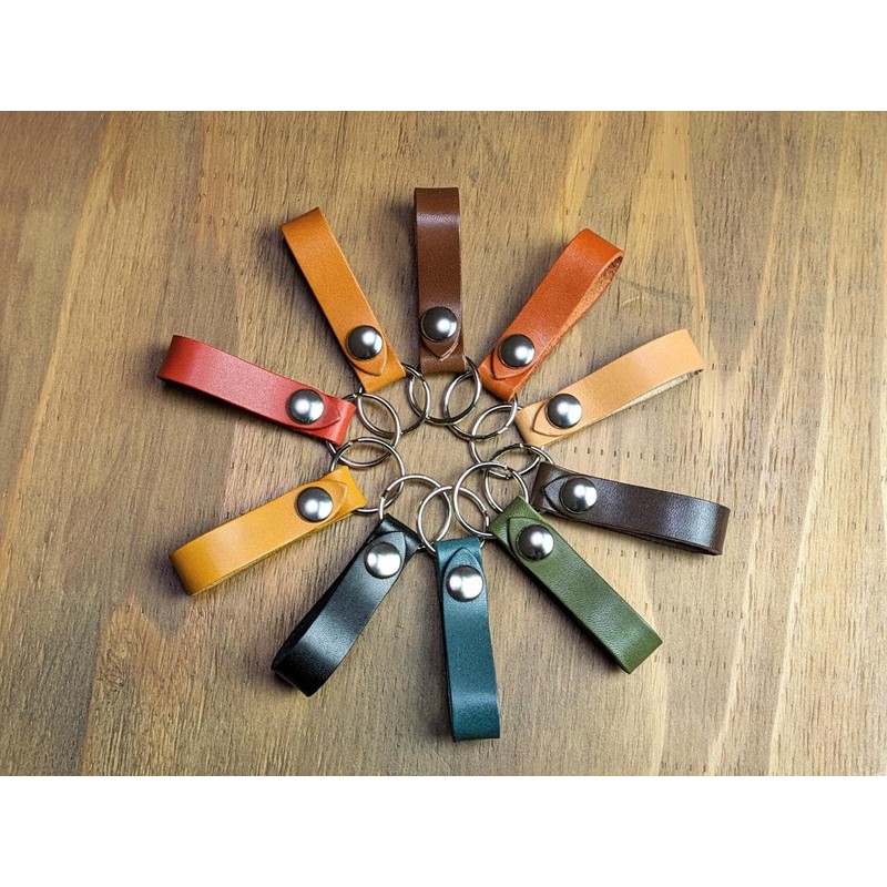 [PLUS EIGHT ONE +81] Tochigi Leather Key Chain, Made in