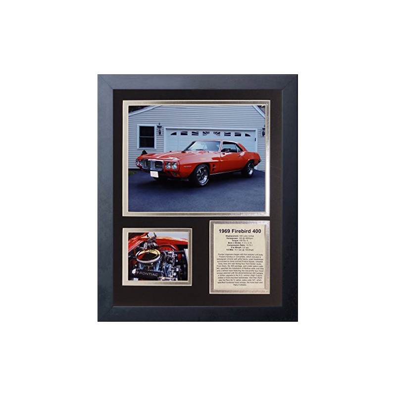 Legends Never Die 1969 Pontiac Firebird 400 Framed Photo Collage,