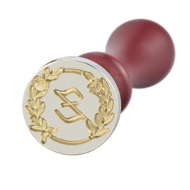 Mceal Wax Seal Stamp, Silver Brass Seal 25mm Dia, Wedding Invitation, Cards Envelopes, Gift Wrap Initial, Christmas Thanks Giving, Alphabet Letter Z