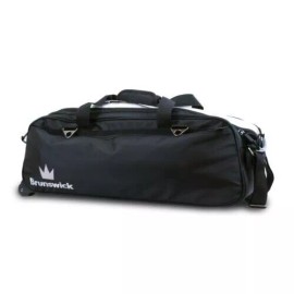 Brunswick Combat Black 3 Ball Tote Bowling Bag