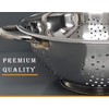 Stainless Steel Colander 24cm with Handle Sturdy Base Dishwasher Safe
