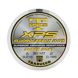 Trabucco Fishing Schunr Fluorocarbon XPS T-Force 0.145 mm 50 m Fluorocarbon Sea Spinning Surfcasting Trout Bolo Lake