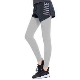 Global Bestselling Cycling Leg Covers: Ice Silk UV Protection Leg Warmers Free Size / White M (Up to 120 lbs) 5ea