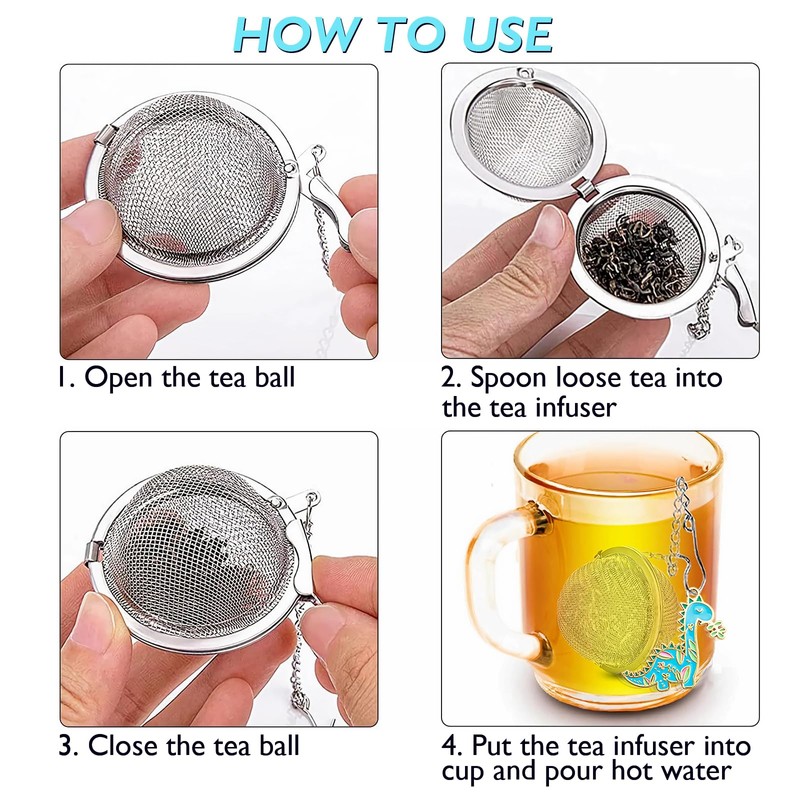 PUSCOBSY Dinosaur Tea Infuser Set - Elevate Your Tea Experience