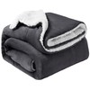 Oxford Homeware Sherpa Fleece Blanket Reversible Throw Blankets Soft Fluffy