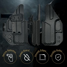 AOG – Custom Gun Holsters – Precision-Fit Kydex Concealed Carry Holster for S&W Shield/Shield Plus 3.1 inch – Secure Retention, Smooth Draw & Everyday Carry – Handcrafted in USA