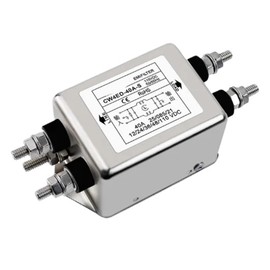 Tarjeta Terminal de purificación de Fuente de alimentación de sección Simple y Doble, Tipo riel, Filtro emi CW4ED-40A-S, CC 12 V, 24 V, 48 V, 100 V, 3