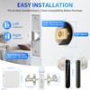 VBUFKRIT Fingerprint Door Lock- biometric Smart Door knob- passcode keypad
