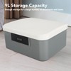 9L Capacity Document Lock Box, ABS Material Storage Trunk with