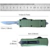 Automatic Utility Knife Push Button, EDC Pocket Boxcutters With Clip,