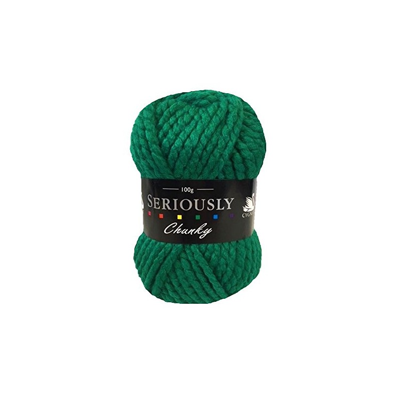 Cygnet Seriously Chunky Yarn - Emerald (377)