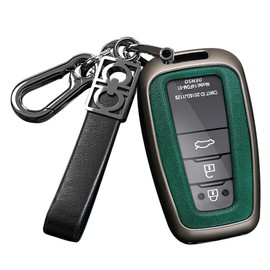ontto Smart Remote Key Fob Case Anti-Scratched Fit for Toyota Camry CH-R CHR Prius, Green, B-green