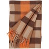FRAAS Women's Wool Scarf with Checked Design – 43 x