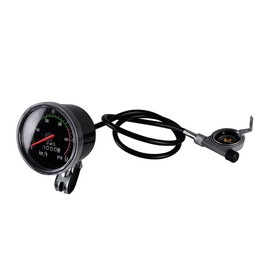 MakeTheOne Old School Style Bike Speedometer in KPH Analog Odometer Classic Style for 24”-27.5” Bicycle