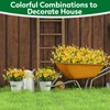 20 Bundles Artificial Flowers for Outdoor Summer Decoration, Spring Grass
