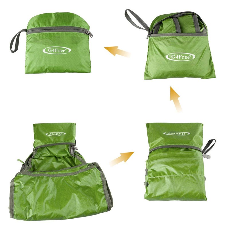 G4Free Ultra Lightweight Packable Backpack Hiking Daypack,Handy Foldable Camping Outdoor