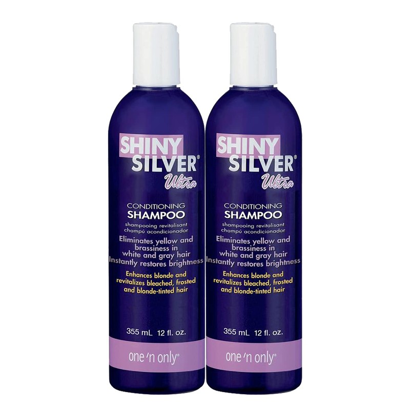 Shiny Silver Ultra Shampoo Conditioning 12oz (2 Pack)