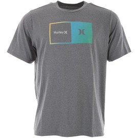 Hurley Men's Halfer Gradient UPF Tee SS Rash Guard Shirt