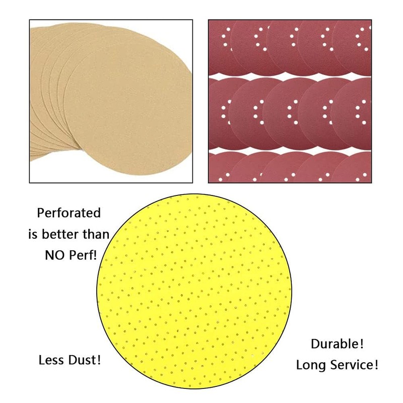 POWER PRO 2100 - Perforated Drywall Sanding Abrasive Discs 9-Inch/225mm