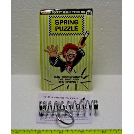 Spring Puzzle Magic Trick - Coil & Spring, Close-Up, Easy To Do, 3" Spring