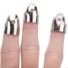 12Pcs Finger Picks Metal Celluloid Index Thumb Cots Guitar Playing