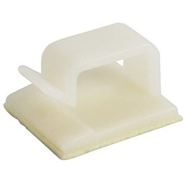 JacobsParts V5 Simple Adhesive Cable Routing Clip for Cord Management, Large (25-Pack)
