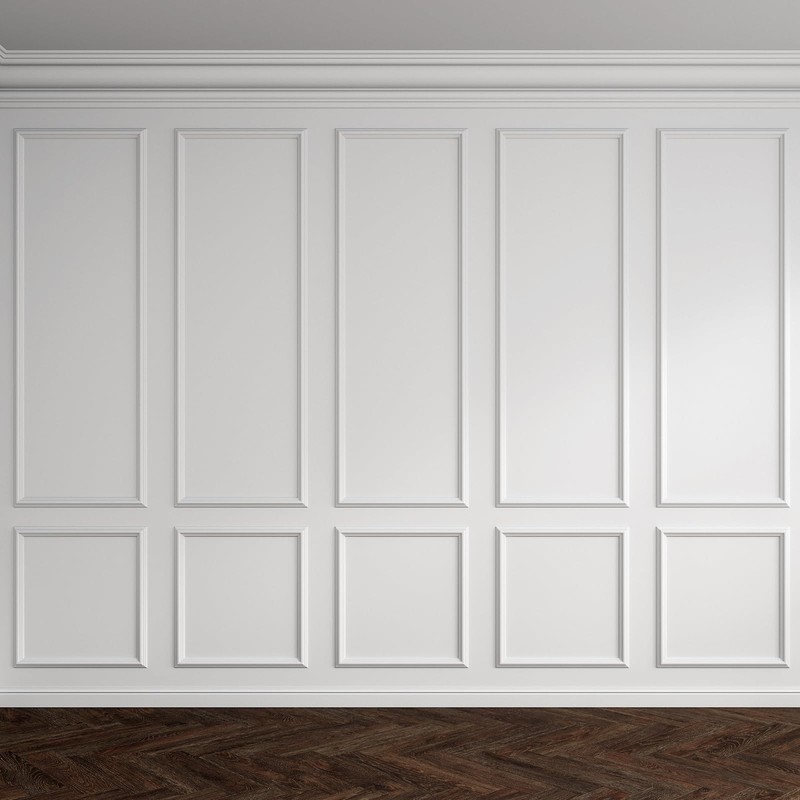 Pangda Peel and Stick Wall Molding Kit, 3D Premade Accent