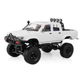 RC Rock Crawler WPL C64-1 4x4 1/16 RC Truck, 4WD Remote Control RC Crawler with Proportional Throttle Steering, RTF RC Car with Upgraded Chasis Axle for Adult Gifts
