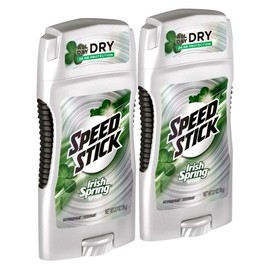Speed Stick Original Antiperspirant & Deodorant, Irish Spring 2.70 oz (Pack of 2)