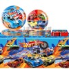51PCS Monster Truck Theme Party Tableware Set,Cars Birthday Party SetDecoration,