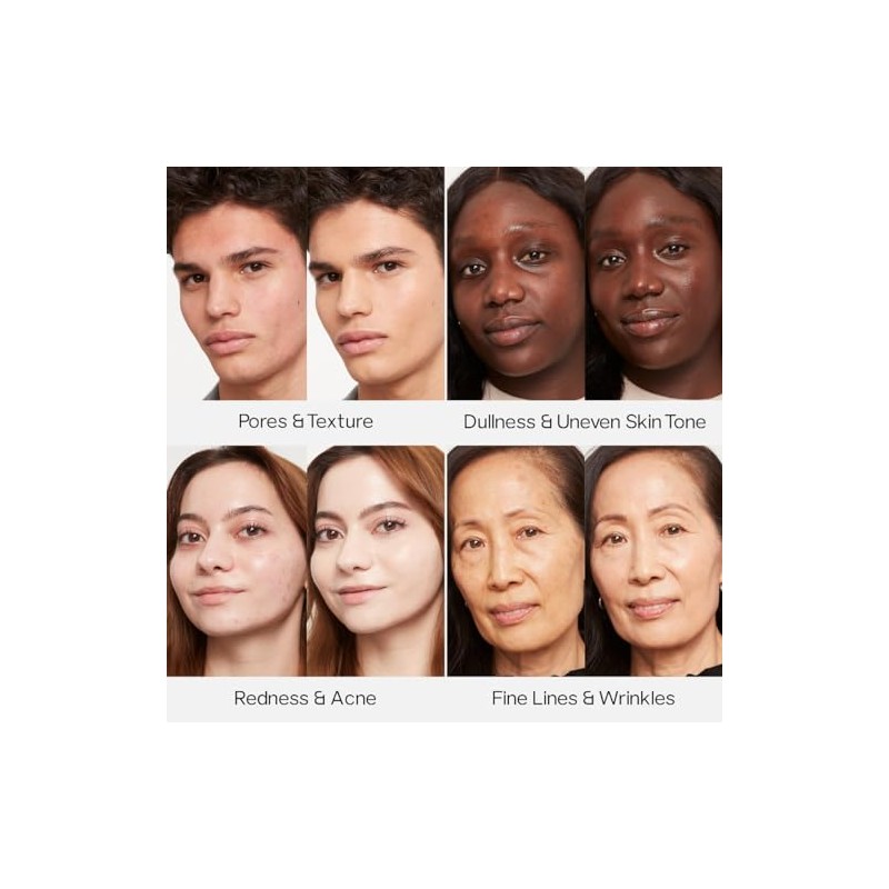 Saie Base Maquillaje Líquida Glowy Super Skin Tint Hidratante Suero