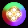 LED 4‑Hole LED Spot Light 3‑Gear Adjustable Spotlight for Garage