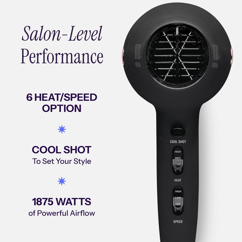 HOT TOOLS Professional Ceramic Rainbow Hair Dryer - Fast Drying