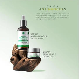 PUREZANATUR Pack Antimanchas Serum despigmentante y antimanchas intensivo + Crema aclarante Paquete completo de serum para el cuidado de la piel, hidratación y rejuvenecimiento (Pack Antimanchas)
