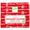 Satya Nag Champa Incense Cones, Dragons Blood Scent, One Pack