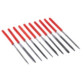 Amtech E1750 10 Piece 140mm (5.5") Steel Needle File Set