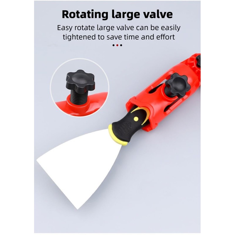 Multi-Angle Paint Brush Extender for High Ceiling Walls Corners,Extension Pole