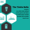 The Tinkle Belle 女性 排尿器 | ケース付き携帯器 ! 完全に服を着たままおしっこ立て立てて! 簡単・コンパクト