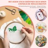 Benlay Set di 50 fili da ricamo, per braccialetti dell'amicizia,