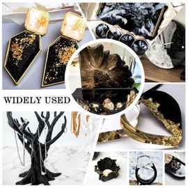 SANAAA 120 ml Epoxy Resin Paint Paste, Black Resin Colour Paste UV Resin Colours Pigment Paste for Coasters, Painting - Epoxy Resin Pigment Paste Visits Store