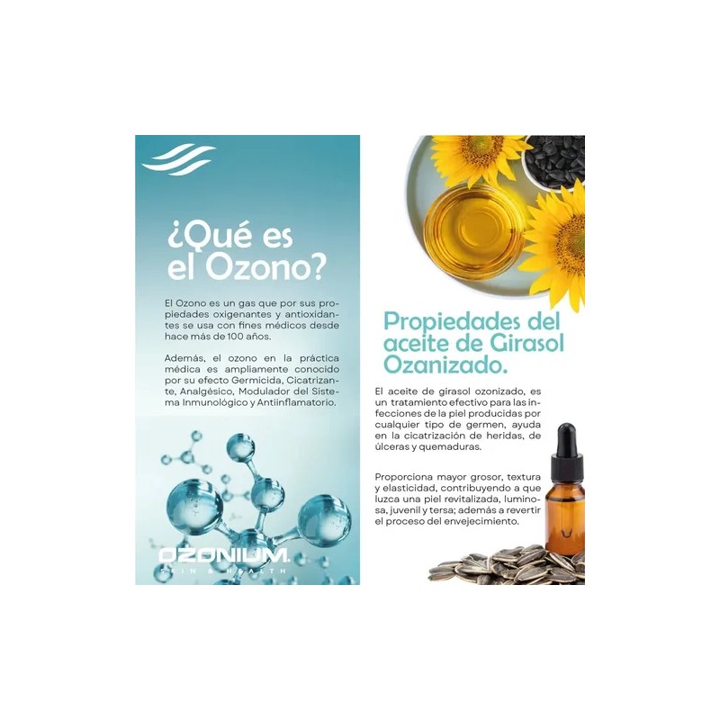 Crema Circulación Ozonizada 500ml, Ozonium Ozon006