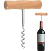 Stainless Steel T-Shape Manual Wine Opener | Professional Corkscrew |