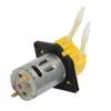 DC12V Yellow Micro Water Liquid Peristaltic Pump For Aquarium Lab