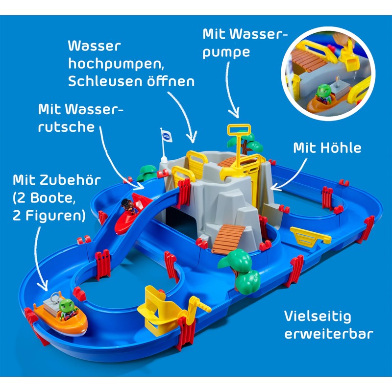 BIG Spielwarenfabrik, brand Aquaplay Aquaplay - Mountain Lake Water Playset,