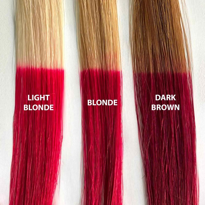 IROIRO Premium Natural Semi-Permanent Hair Color 330 Neon Red (4oz)