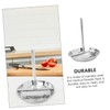 GRIRIW Stainless Steel Chicken Roaster Rack Ergonomic Design for Outdoor