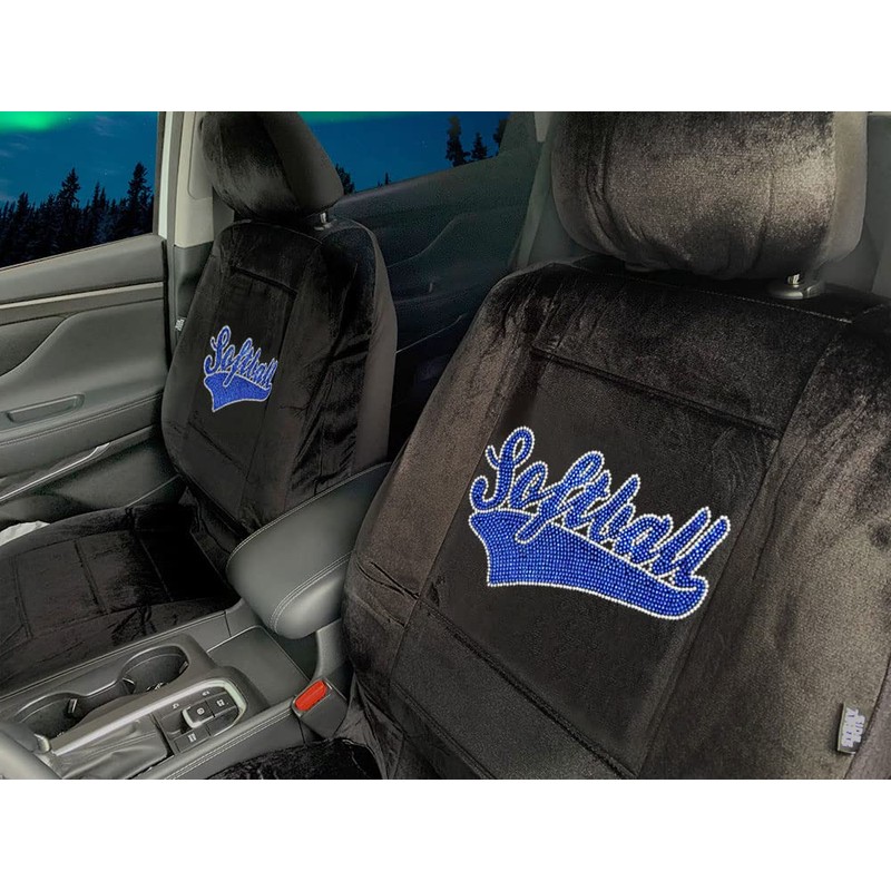 CarsCover Custom Design Softball Sport Women Sport Team Crystal Diamond