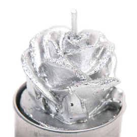 running 7678S Decora Velas navideñas 1 Juego de 6 Velas navideña Rosa Plata, Color, Pack of/Paquete de 6