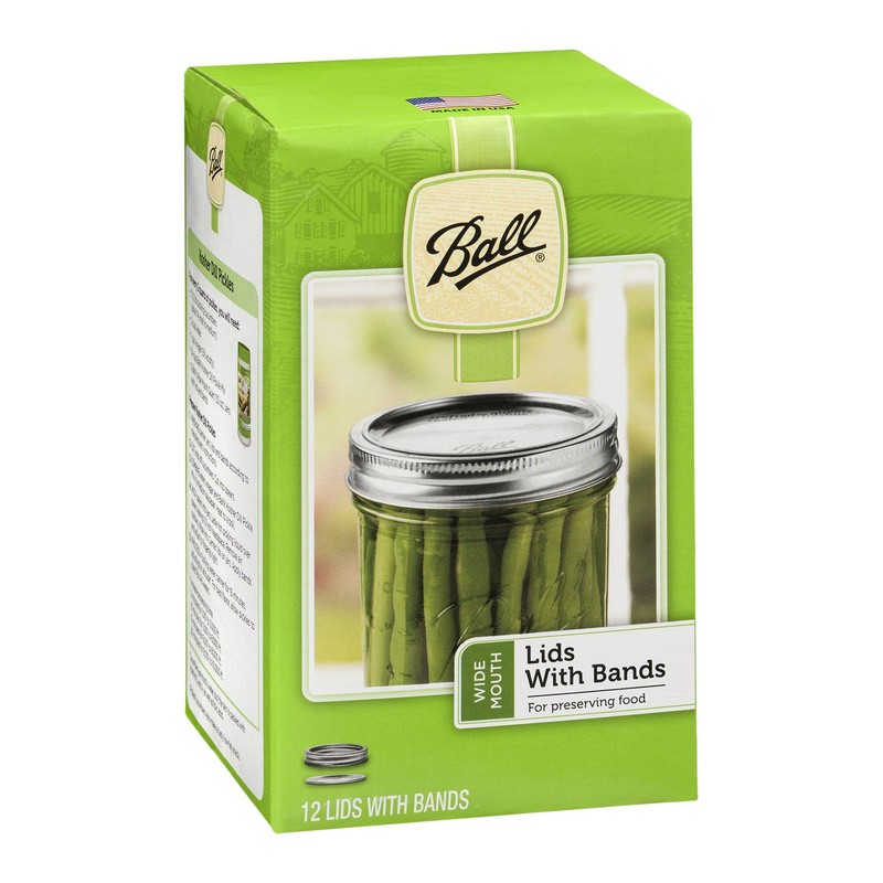 Ball Canning - Lids & Bands Widemouth - Case of